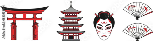 Eco-Friendly Green Energy Concept with Wind Turbines and Solar Panels Illustration