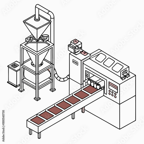 Advanced chocolate manufacturing technology with precision equipment for consistent quality and efficient confectionery production.