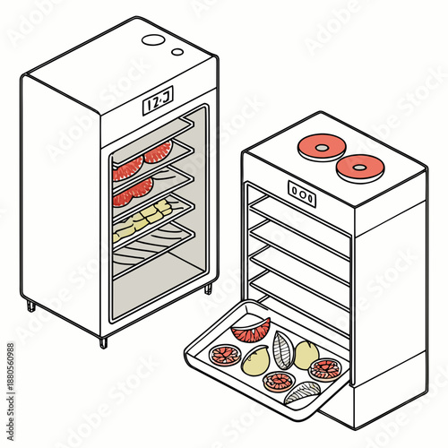 Advanced food dehydration technology using efficient drying methods for preservation and product development