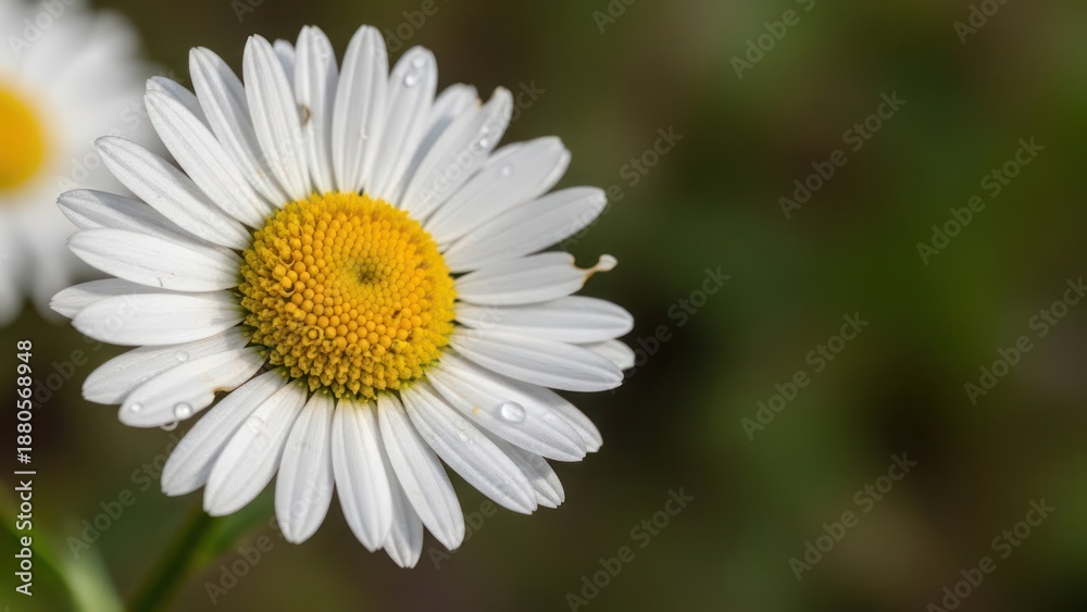Fototapeta premium Close-up of a White Daisy Flower.