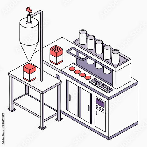 Food vitamin encapsulation technology in a laboratory, showcasing advanced methods for protecting and delivering vitamins with a clean white background.