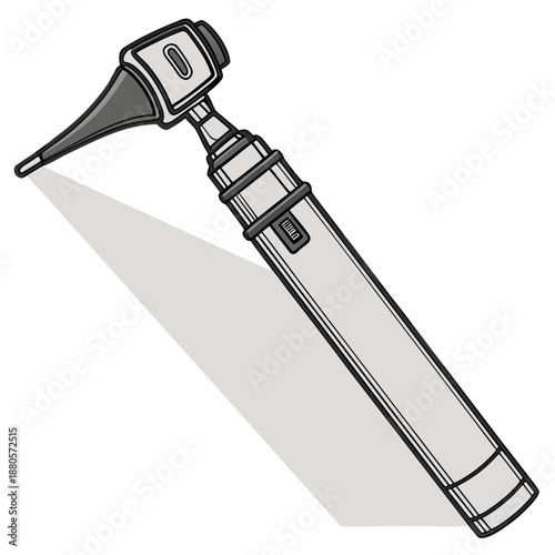 Isolated medical otoscope device for ear examination