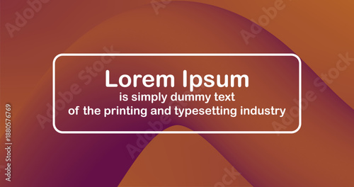 Geometric background abstract cover design wallpaper Orange Purple gradient poster Template