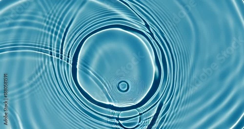 Ripples on Water Surface Close Up.