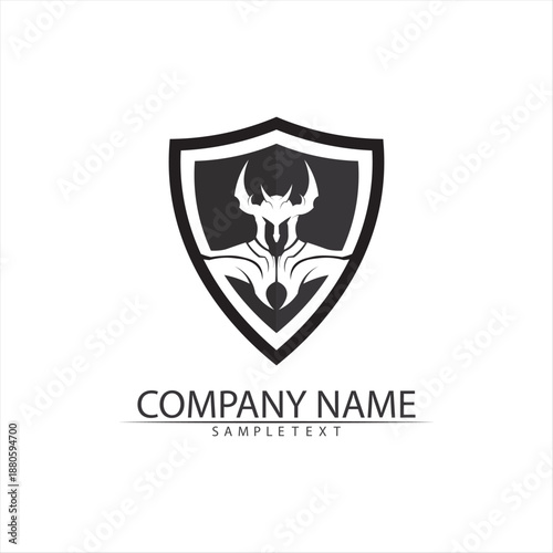 Free Download spartan logo and vector design helmet and head - GFXLoad