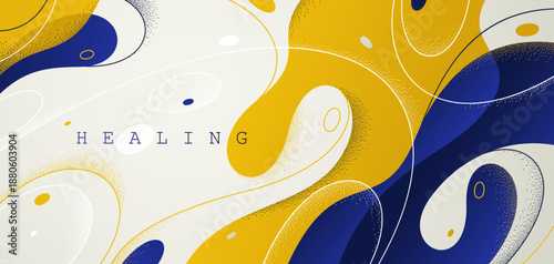 Abstract vector background with curvy fluid shapes, lava lamp curves art wallpaper, smooth lines amorphous watery style, flowing molten shapes.