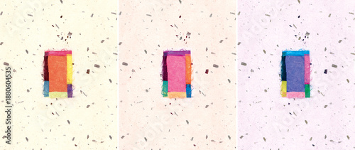 Handmade Paper Color Layer Background