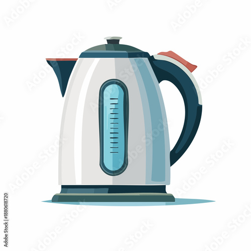 Electric Kettle Modern Design Home Appliance.