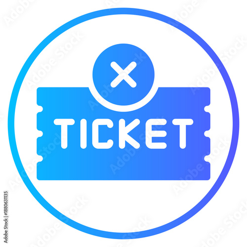 rejected gradient icon