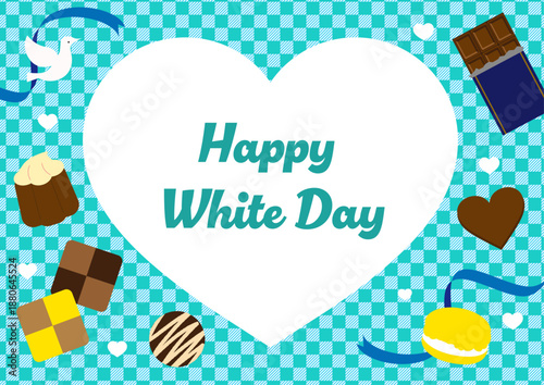 Cute White Day Frame