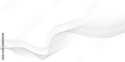 Abstract wave digital element for certificate design. Curved wavy lines design. Eps 10