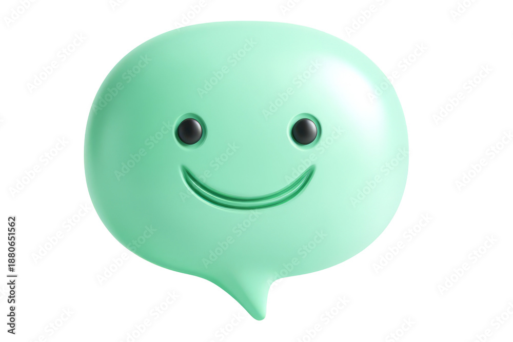 Fototapeta premium planet icon inside chat bubble with orbit ring