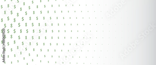 Dark Green vector background with signs of dollars. Modern geometrical abstract illustration with banking symbols. Smart design for your business advert of economic, wealth.