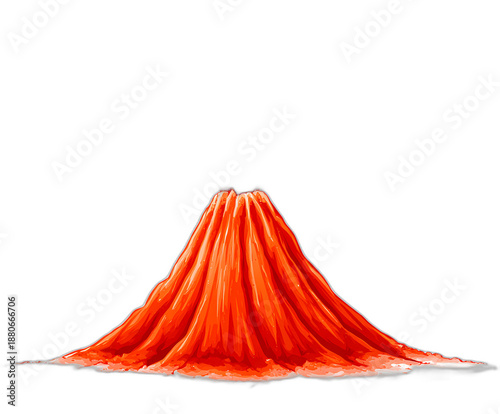 Scarlet Cascade A Flowing Fabric Fantasy Dream