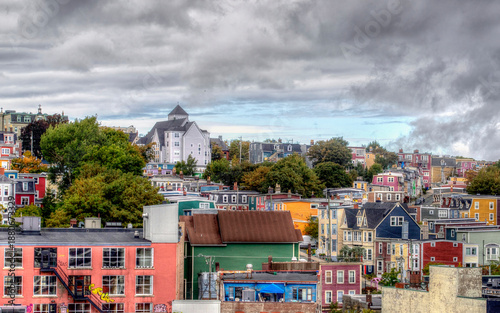 Canvastavla Cityscape St Johns, Newfoundland, Canada