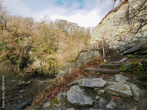 Ingleton Waterfalls Trail, Yorkshire – Scenic Forest Waterfall Landscape