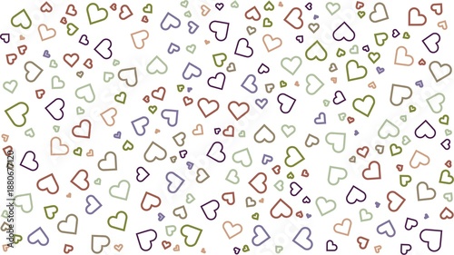 seamless pattern with colorful numbers