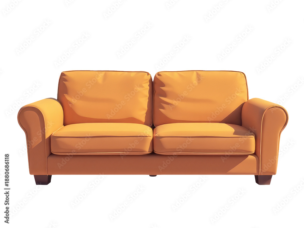 Fototapeta premium Cozy living room furniture, perfect for interior design or lifestyle photography