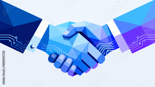 Abstract handshake with circuit design