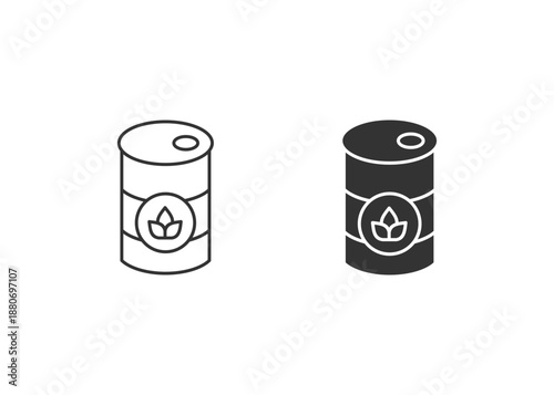 Bio Fuel Outline Icon