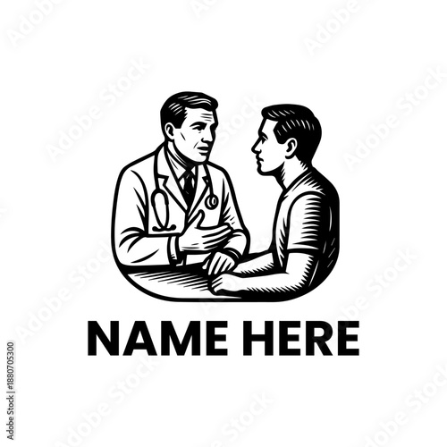 Doctor Consults Patient Medical Health Care Advice Diagnosis Professional Medical Assistance and Health Consultation Services