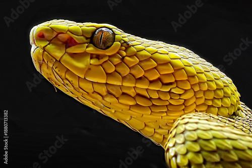 close up of a snake