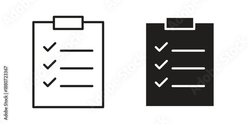 Planning icons vector design template simple and clean