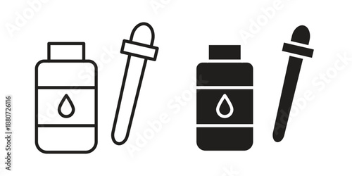 Serum icons vector design template simple and clean