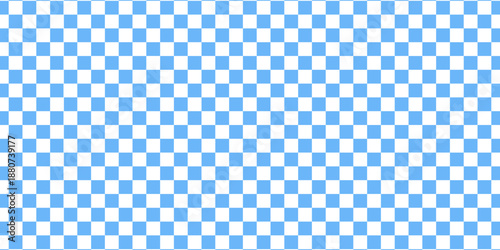 Vector checkerboard pattern. Seamless blue and white brush stroke background. Checkered print with distress texture. Painted ornament for kids. Childish design