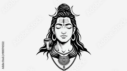 Shiva Portrait Artwork