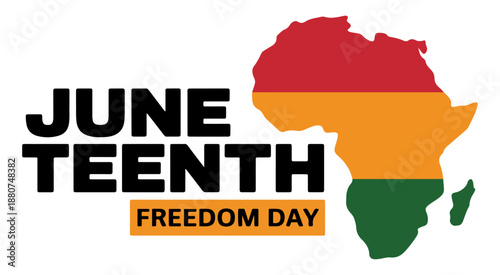 juneteenth freedom day vector illustration