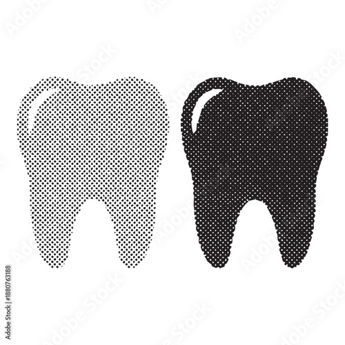 Dental health tooth illustration