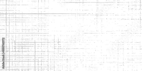 Obraz Vintage white background with a grid pattern of architectural lines and grunge texture for an old house construction project plan vector illustration