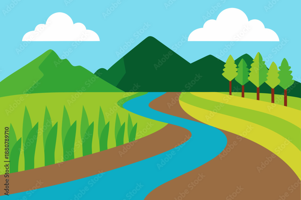 Obraz premium road in the mountains