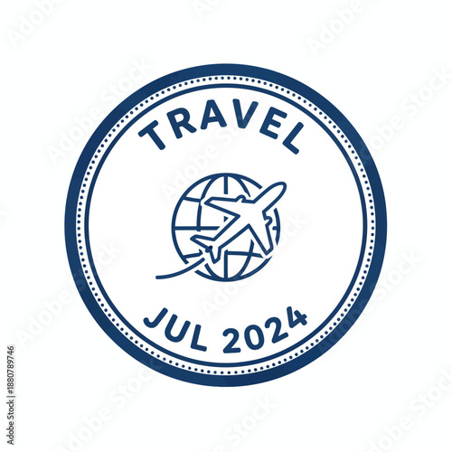 travel stamp at the airport