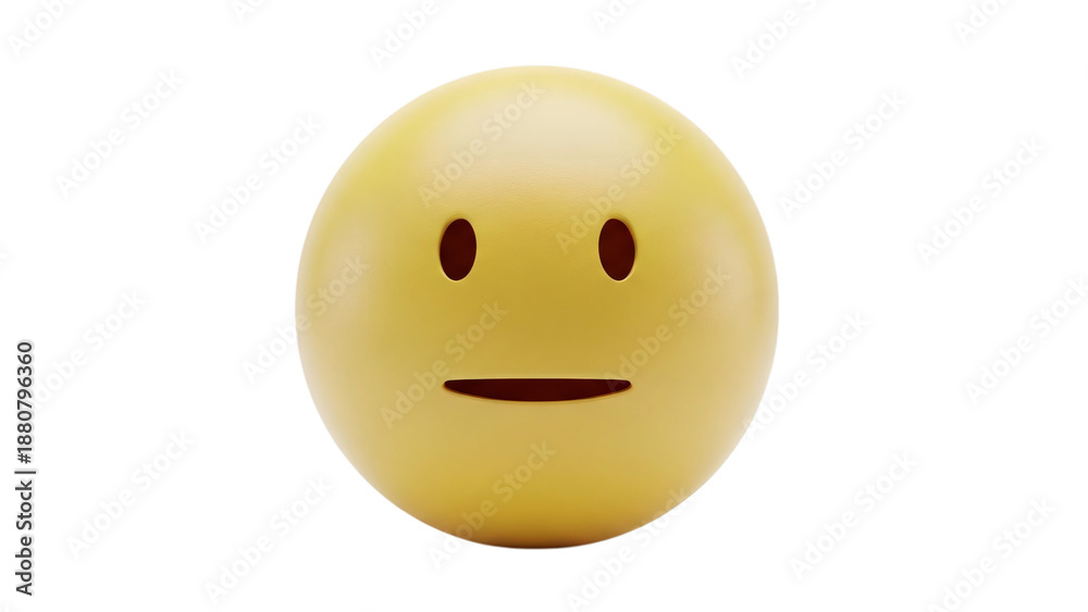 Fototapeta premium Yellow egg with smiley on it back on black background with white.