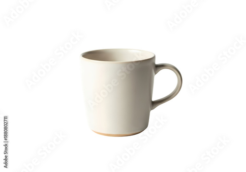Modern ceramic mug for morning coffee or tea
