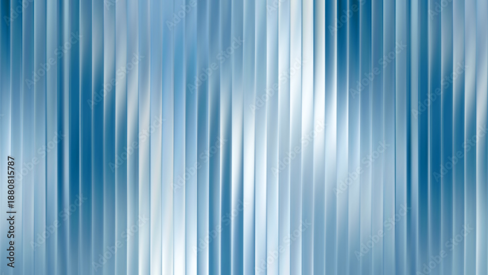 Obraz premium Fractal neon gradient and glass blue abstract with background texture effect. Green ribbed technology and energy pattern innovation with line vertical geometric. Design fractal fluted.