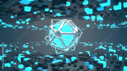 Futuristic motion design elements