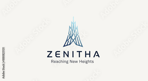 Zenitha company logo with tagline.