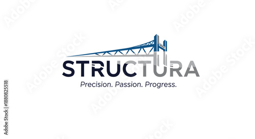 Company logo with crane graphic.
