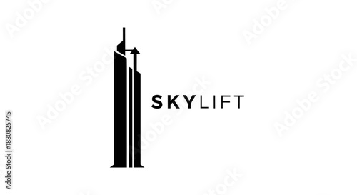 Skylift logo with building icon.
