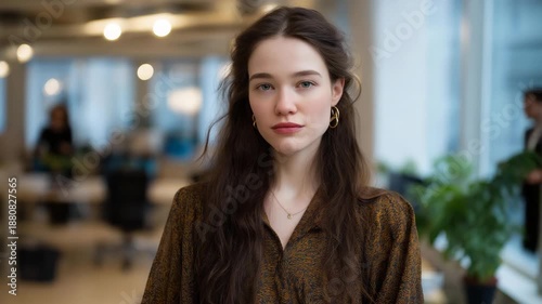 Wallpaper Mural Open coworking space designed for people like freelancers and entrepreneurs, startup teams, shared office layout, creative collaboration, flexible workspace and remote work culture cinematic color Torontodigital.ca