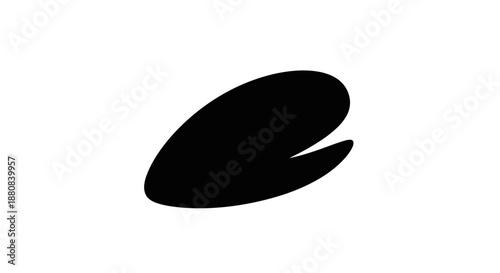 Black coffee bean close up view.