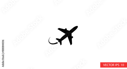 Airplane hooked by fishing hook.