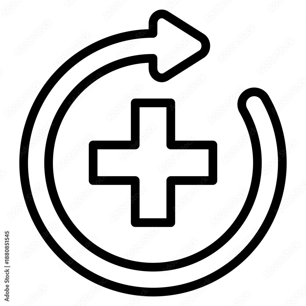 Obraz premium Recovery Icon Element For Design