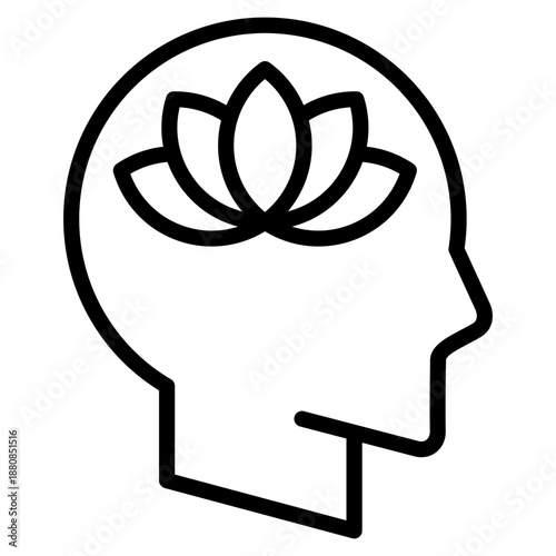 Stress Relief  Icon Element For Design