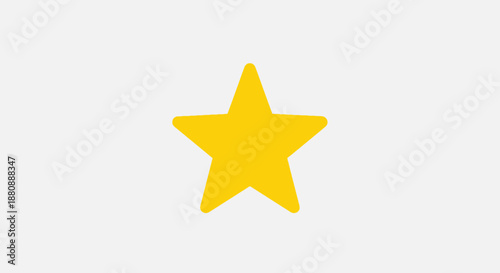 Yellow star shape symbol icon.