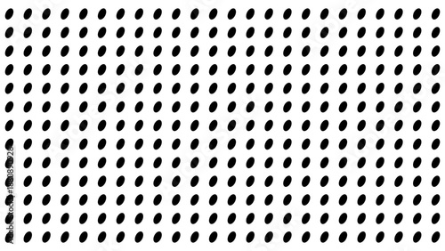 Fotografie Abstract black and white dotted pattern background with small circles evenly distributed across the surface