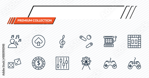icons set - , outline vector